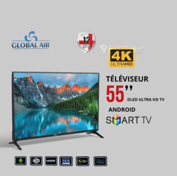 Smart tv Global air 55 pouces 4K Android 14