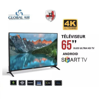 Smart tv Global air 65 pouces 4K Android 14